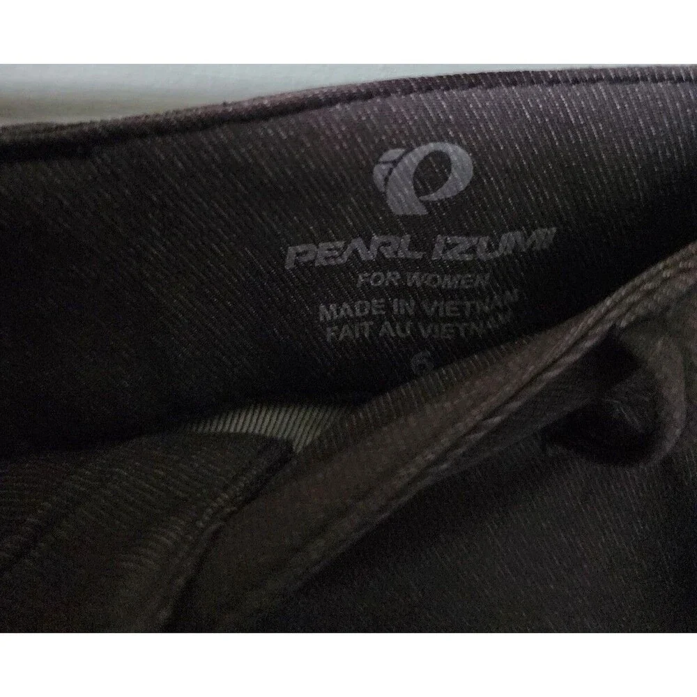 New Pearl iZUMi Women's Vista Phantom Activewear Shorts Size: 6 (Dark Grey) $88